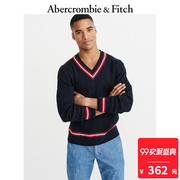 Mùa giải đặc biệt của nam giới Abercrombie & Fitch xoắn áo len cổ chữ V 203252 AF