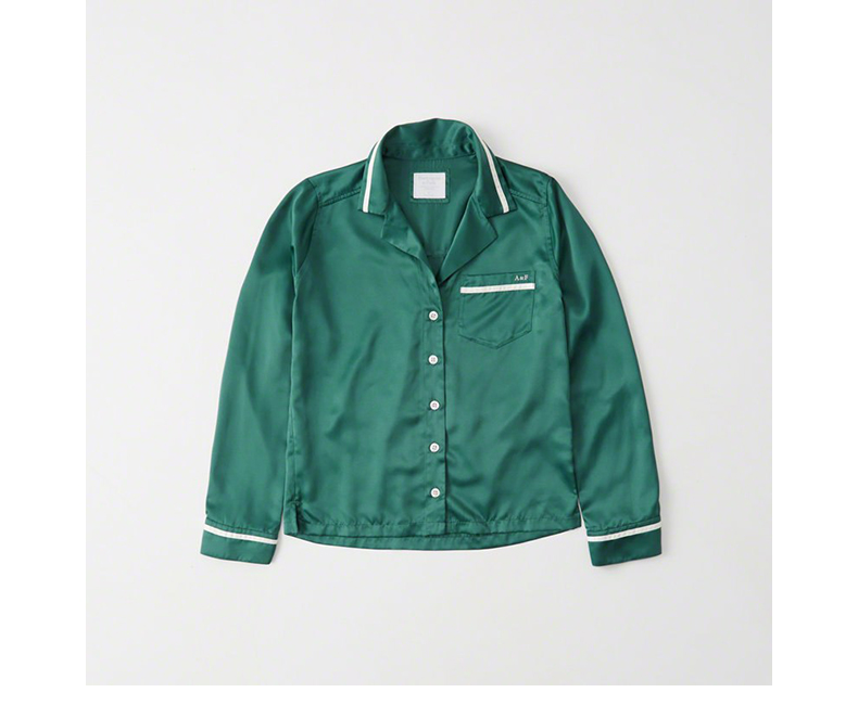 Bộ đồ ngủ dài tay nữ Abercrombie & Fitch 225813-1 AF kiểu đồ bộ