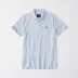 Logo quần áo nam Abercrombie & Fitch Áo thun polo 230289-1 AF áo phông kẻ ngang nam Polo