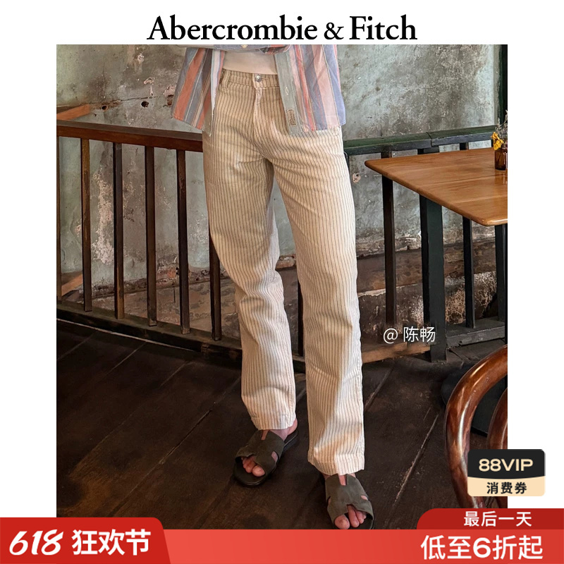 Af American Old Money Style Lightweight Striped Linen Denim Blend Jeans 26 Spring/Summer Men's Clothing 131-6223