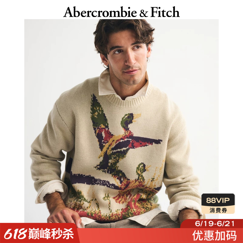 [Classic Replica] Af American-Style Versatile Sweater Knitwear Top 25 Autumn/Winter Men's Clothing 120-5293