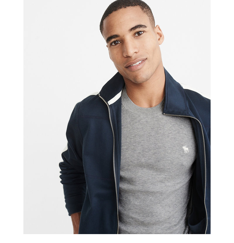 Áo len cổ tròn đặc biệt theo mùa của Abercrombie & Fitch 197131 AF áo polo