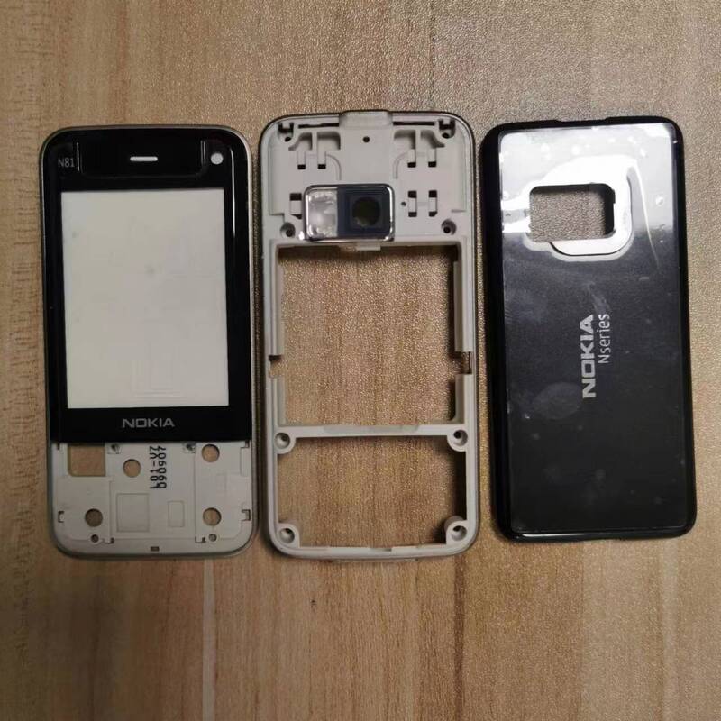 Suitable for Nokia Nokia N81 Mobile Phone Case, Including Front Case, Mirror, Back Case, Back Cover, Black