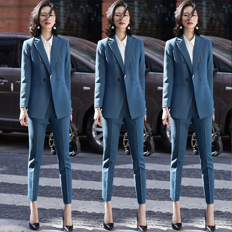 Small suit jacket woman 2022 new spring autumn casual Western suit jacket fashion temperament Han version President Career suit