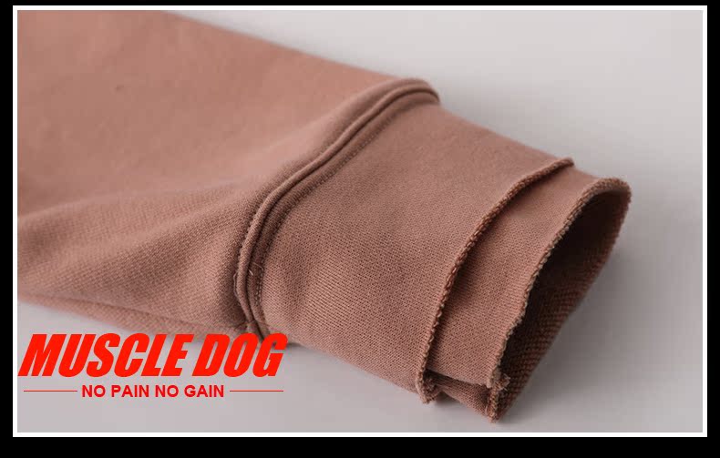MuscleDog cơ bắp chó trùm đầu áo len nam 2018 thời trang đường phố thể dục thể thao phù hợp với đào tạo áo thun áo khoác nữ hoodie