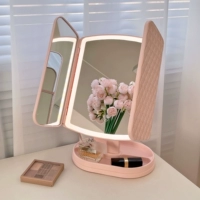 Розовый многоцветный зарядный кабель, зеркальный эффект