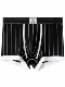 Trendy Pure Cotton Men's Underwear, Stylish Striped Breathable Mid-Waist Boxer Briefs for Young Men
