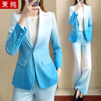 Net red small suit jacket female design sense niche Korean fashion temperament goddess style professional wear suit jacket