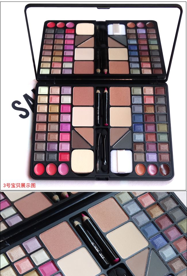 Bộ mỹ phẩm trang điểm hiện đại mới set set set đầy đủ 62g phấn mắt khay phấn má hồng dạng bột - Bộ sưu tập trang điểm phấn mắt focallure