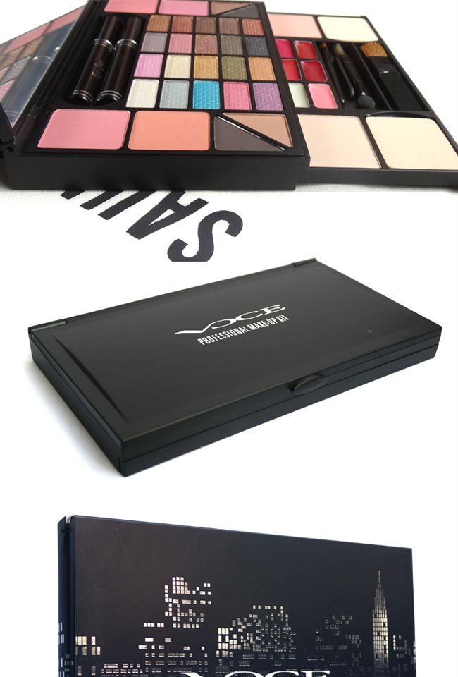 New Dynamic Makeup Dish Bút kẻ mắt Mascara Phấn mắt Son môi Red Red Powder Powder Beauty Makeup Set - Bộ sưu tập trang điểm bảng mắt romand
