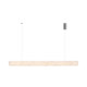 [Yuri] Light Luxury Crystal Dining Room Chandelier, Modern Minimalist French Style Cafe Bar Counter Long Natural Crystal Lamp