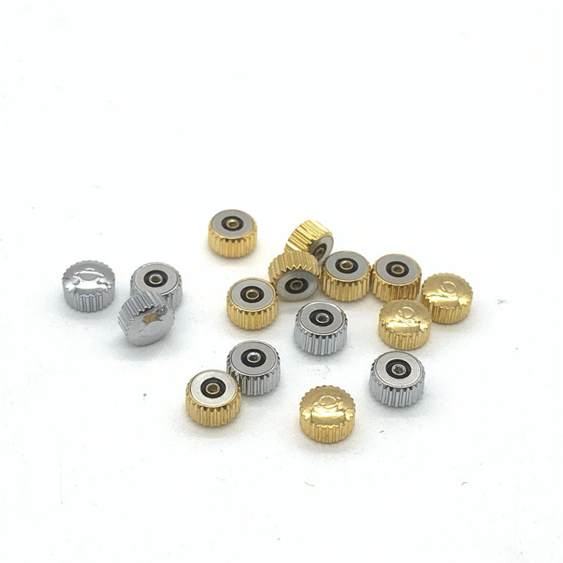 Watch accessories Repair of the old English Ing table The Watch Crown Tune time shank thick tube thin tube of the head waterproof