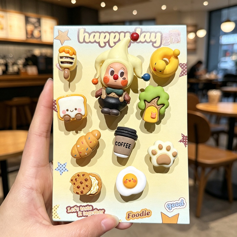 Crocs Shoe Accessories Original Cute Clown Star Shoe Charms Suitable for Crocs Cartoon Decorative Shoe Clips