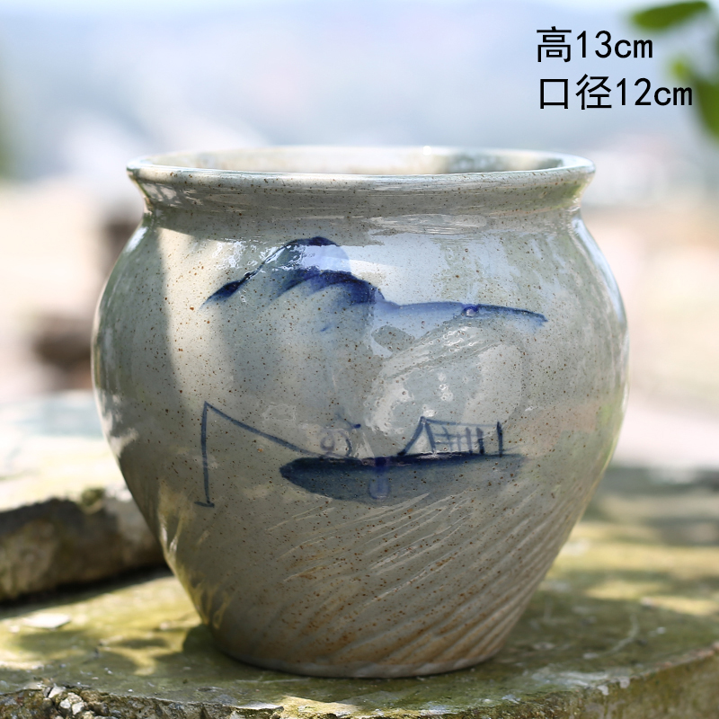 Most Small platter flowerpot of ceramics in jingdezhen Korean, fleshy meat basin of creative move coarse pottery breathable wholesale