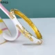 1029 Quà tặng ngày của mẹ Bắc Kinh Cloisonne bangle Vòng tay hai mặt màu pha lê kim cương mạ vàng vòng tay cartier