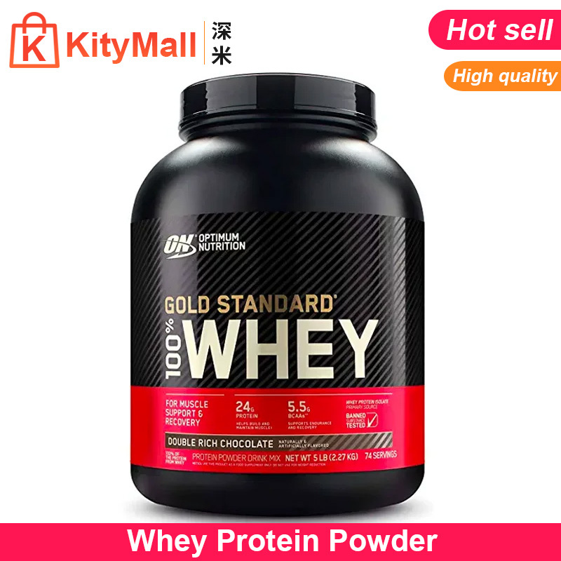 On Optimum Nutrition Gold Whey Protein Powder 5Lb/2Lbs