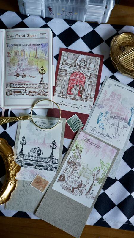 【Ordinary Journal】In Stock Little Star Seine River Wedding Light Encounter in the Corner of the City Stamp Journal Stamp