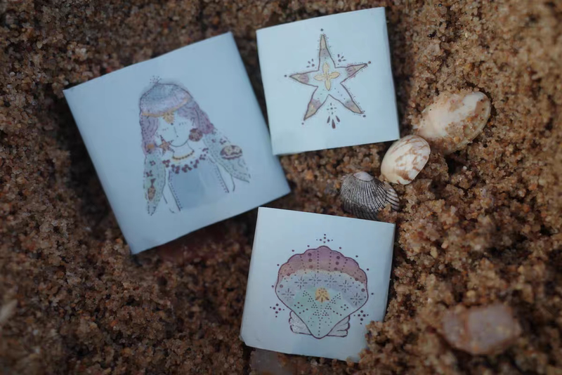 【Ordinary Journal】In Stock Hanen Studio Da Han Stamp Stone Stamp Little Girl Stamp