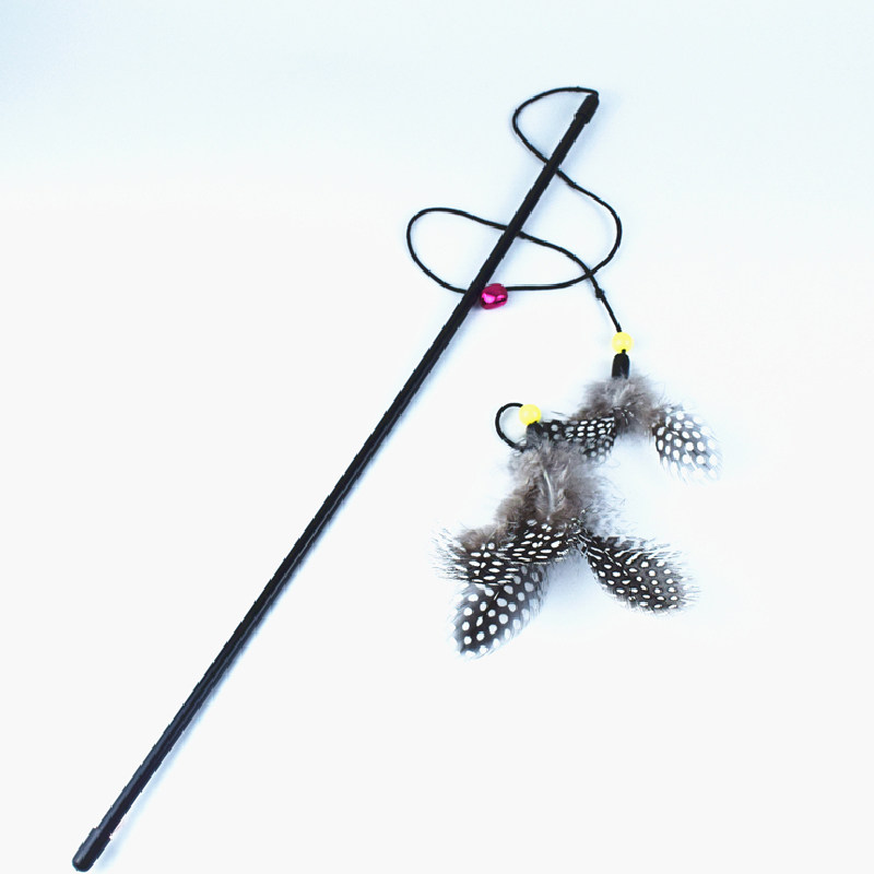 Cat toys Cat toys Kitten supplies Cat toys Mouse cat toys Colorful feather bells toys to relieve boredom