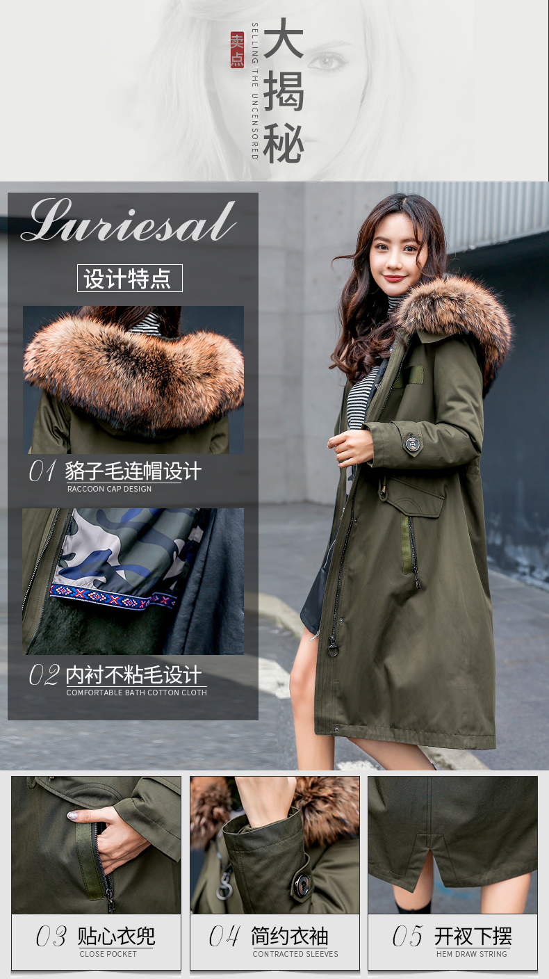 Manteau de fourrure femme LURIESAL    - Ref 3173003 Image 11