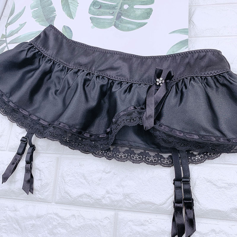 Skate garter belt seductive sexy anti-drop stockings fashion interior wear red thin waist seal thin high elastic adjustable