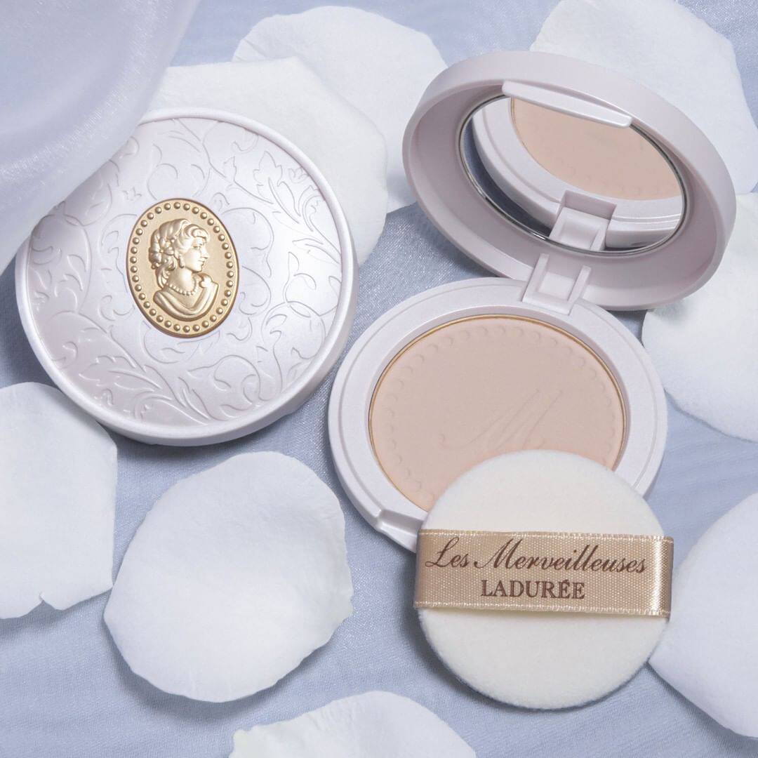 Japan LADUREE 2021 Spring Limited Apple Powder Box Powder High Gloss Honey Powder