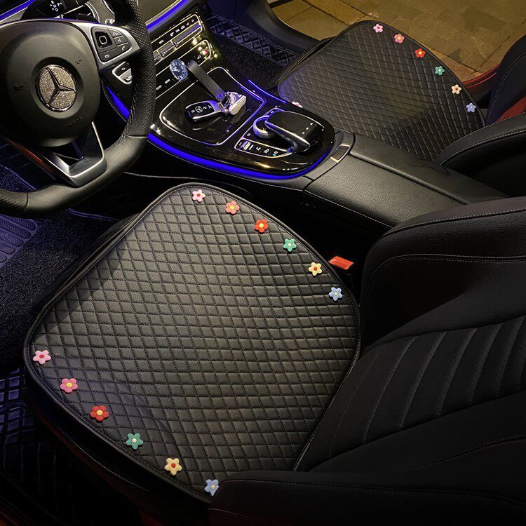 Steam On-board Creative Summer Car With Seat Mountain Tea Flower Breathable Sunscreen Single Slip Cushion Universal Cushion Children