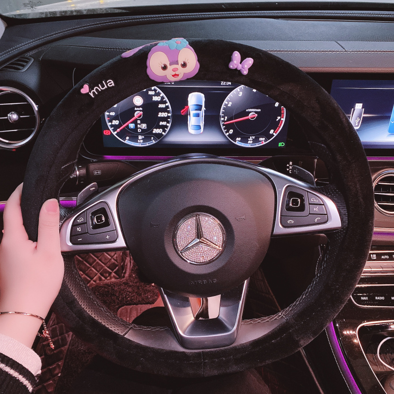 Car steering wheel cover Summer decoration Creative personality Fashion cute Chaudeo goddess Anti Slip Handle Sleeve Universal