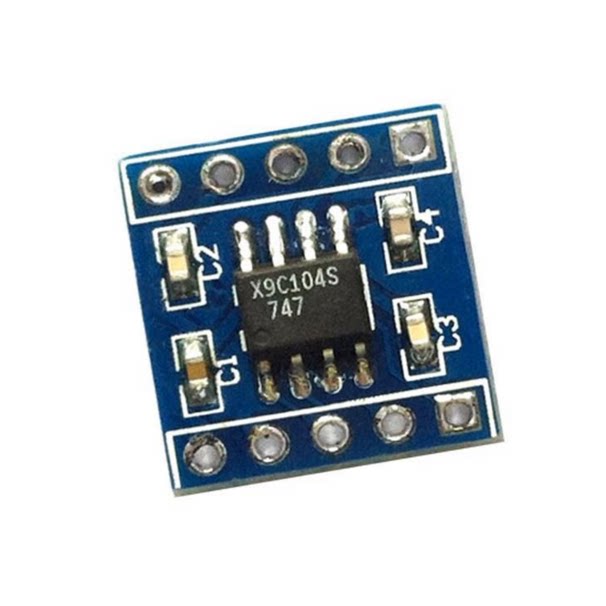 x9c104数字电位器模块 调节电桥平衡 100阶数字电位器电路
