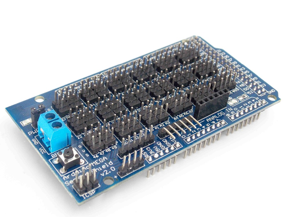MEGA Sensor Shield V1.0 专用传感器扩展板 电子积木