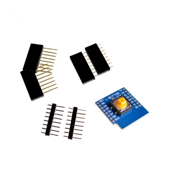 D1 MINI按键开关盾 微动开关 轻触开关模块 ESP8266扩展模块