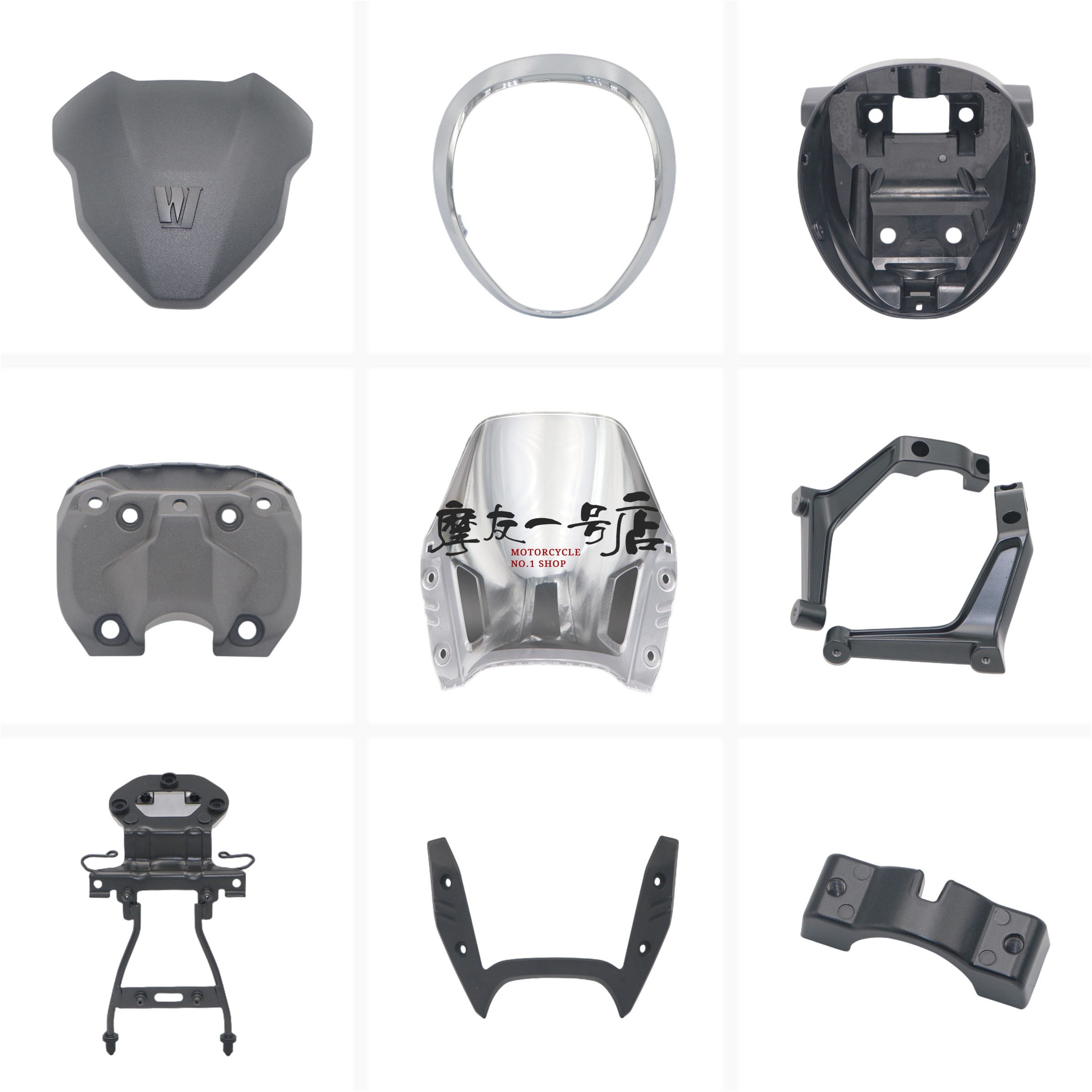 Suitable for TR300 windshield bracket HJ300-3 3A living room lamp shroud headlight upper hood hood original