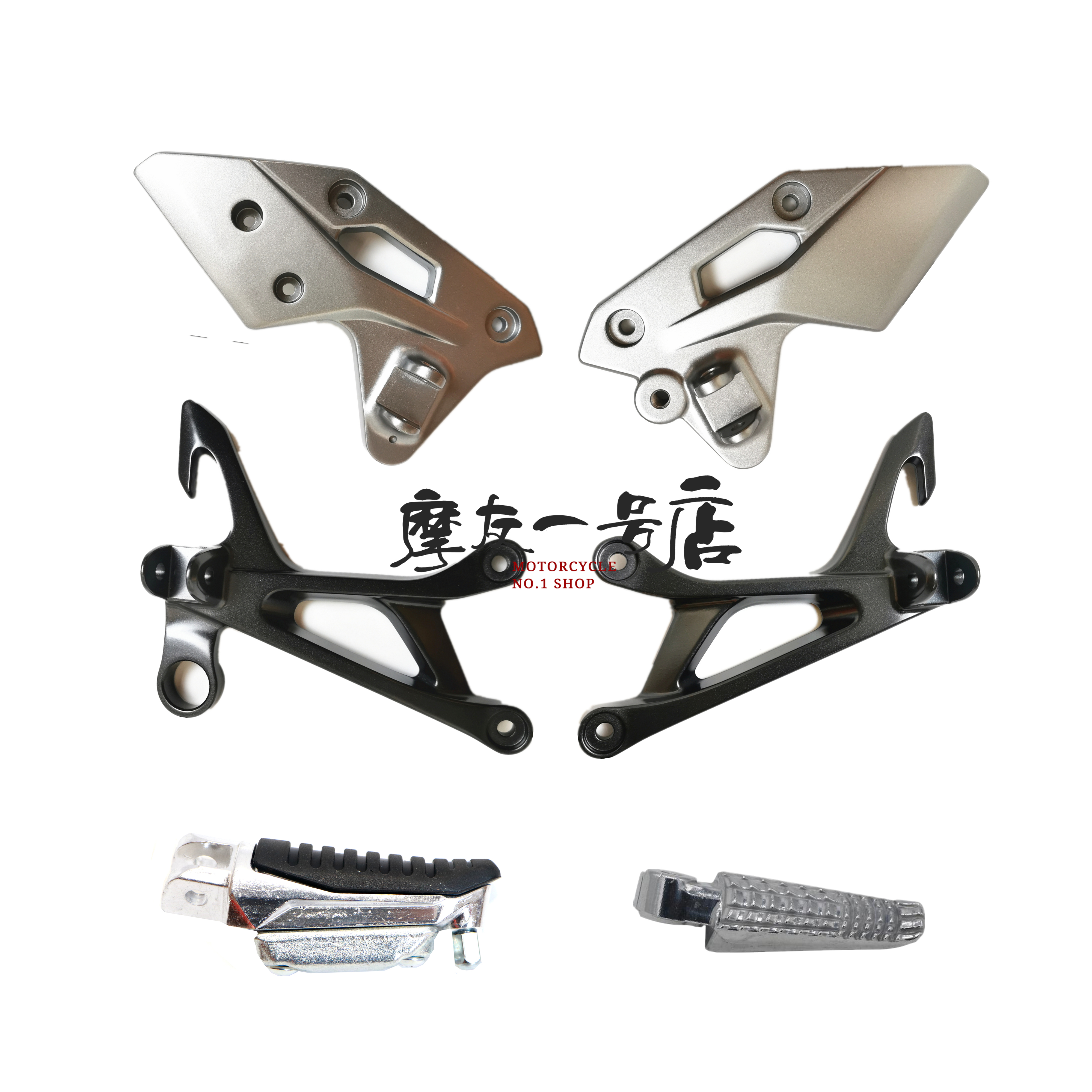 Applicable GSX250R-A front and rear footrest bracket pedalling mounting plate footrest bracket left and right foot pedals