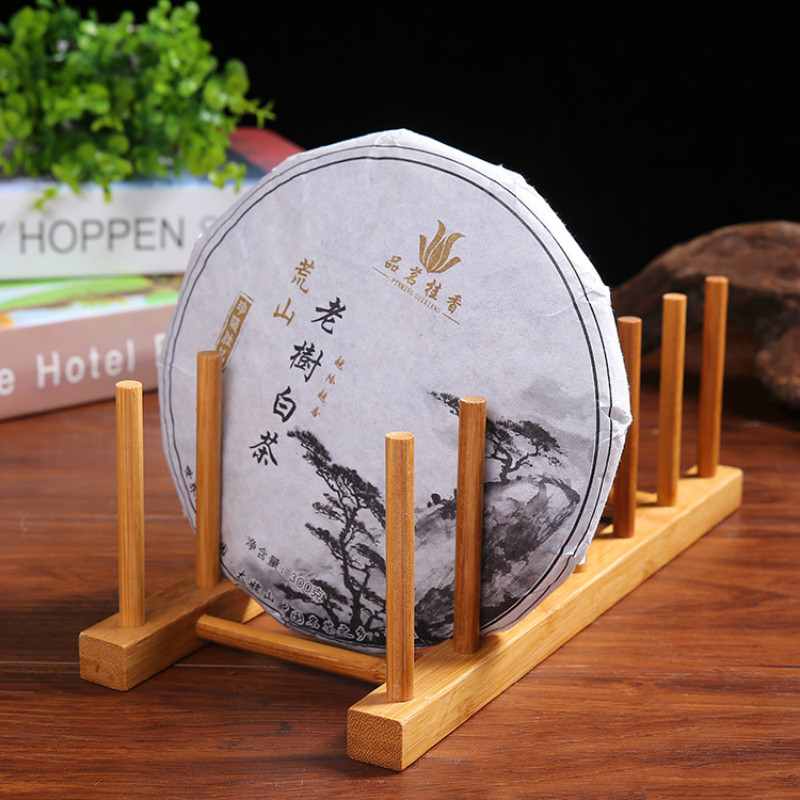 Pu'er tea cake stand Fuding white tea display stand Solid wood tea stand Bamboo tea cake stand Tea collection storage tea tray