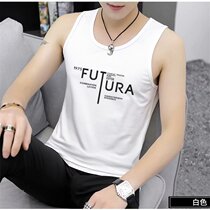 New Summer Fashion Mens Tank Tops Cotton Clothing  Letter P