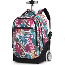 Children Backpack Kids School Bags With Wheel Trolley Lugga
