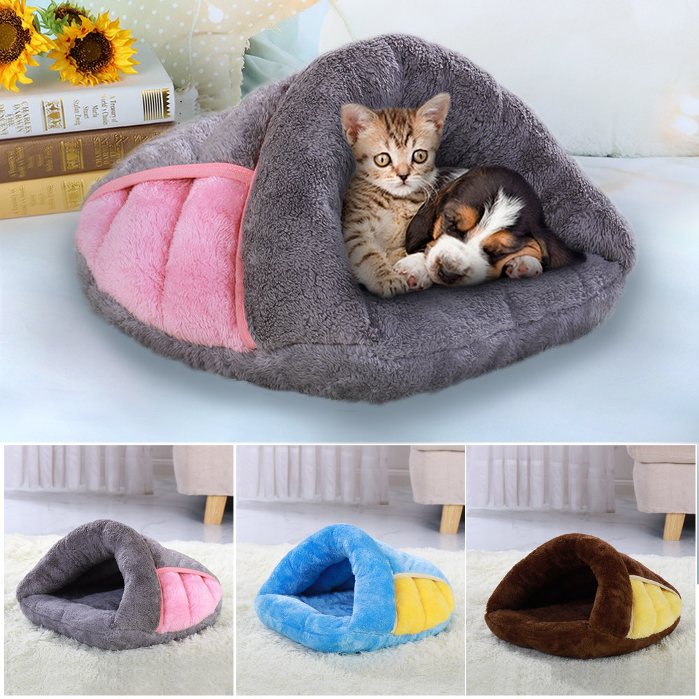 Warm Cat Bed Pet Puppy Cat House Winter Dog Cat Cushion Mat
