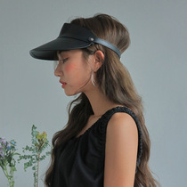 Sunshade Hat Bicycle PU Sun Hat Women PU Visor Hat Summer C
