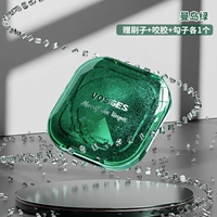 Манджима зеленый. Подарочная щетка+клей укус+крюк)