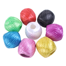 New material PP plastic rope binding rope ball hand-woven packaging rope nylon straw rope tie rope binding rope 100g ball
