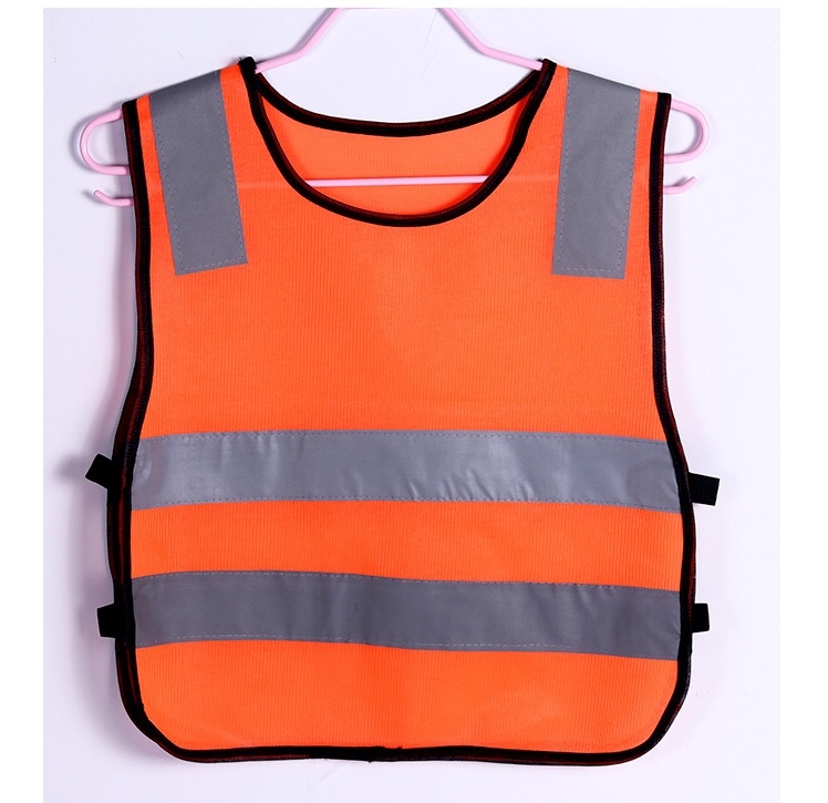 Workwear reflective vest children building clothes roadside traffic driver can print yellow workers clothes