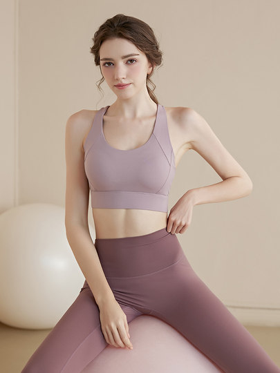 Daddect High-Intensity Sports Bra for Women, Shock-Proof Running Fitness Vest, Large Chest Anti-Sagging Yoga Bra, Summer