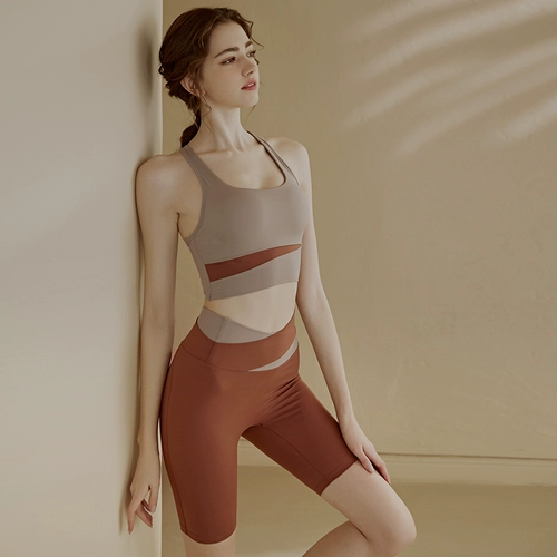 Одежда для йоги, комплект, штаны для тренировок для спортзала, спортивное нижнее белье, популярно в интернете, для бега