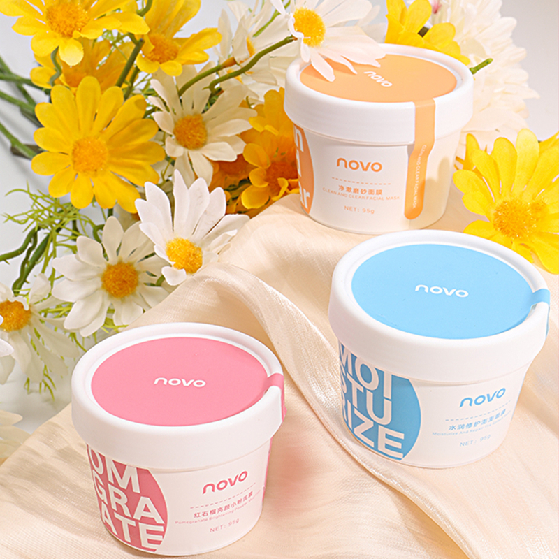 novo mask official flagship store moisturizing moisturizing smear-type mud mask cleaning pores to blackhead acne female