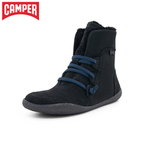 Camper Watchwalking womens shoes Peu cami autumn and winter comfortable warm boots trend cowhide strap short boots