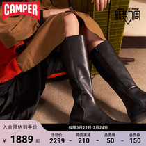 Camper See Step Womens Shoe Iman Jane about Long Boot Womens Casual Fashion Boots Long Barrel Boots Rough Heel