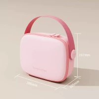 Цветообразные цветы персика [сопротивление давления и грязь -резистентный/полный комплект пакета хранения косметики]