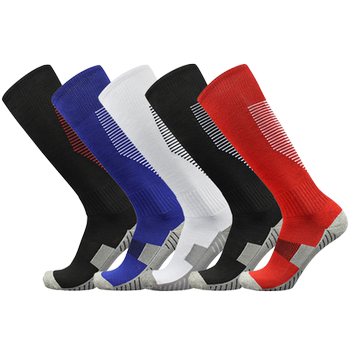 ບານເຕະ socks ຜູ້ຊາຍກາງ-ສູງ socks ແລ່ນເປັນມືອາຊີບເດັກນ້ອຍຜູ້ຊາຍ breathable ຖົງຕີນຍາວ non-slip ກິລາ socks summer