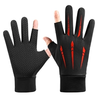 [Обновление] Черный и красный утечка два пальца (сенсорный экран/анти -Слип/Вильхат/Винтоподанный водонепроницаемый)^_^