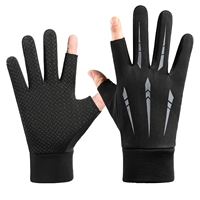 [Обновление] Черная и серая утечка два пальца (сенсорный экран/не -скольппа/бархат/ветрозащитный водонепроницаемый)^_^